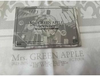 Amazon.co.jp: Mrs. GREEN APPLE 藤澤涼架 フォトカード ホワイト