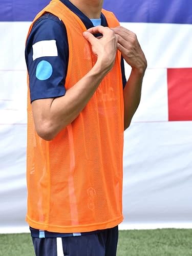 Miniatura 7 de Scrimmage Pinnies - Chalecos de práctica para jóvenes y adultos, deportes, baloncesto, fútbol, voleibol