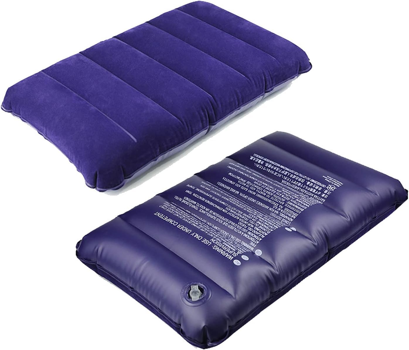 Travel Pillow | Cushion Sleeping Bag Backpacking Pillow | Velvet Air Pillow Soft Comfortable Air Inflatable Pillow | Car Travel air Pillow Tourist Pillow for Camping (Pack of 2)-image-41