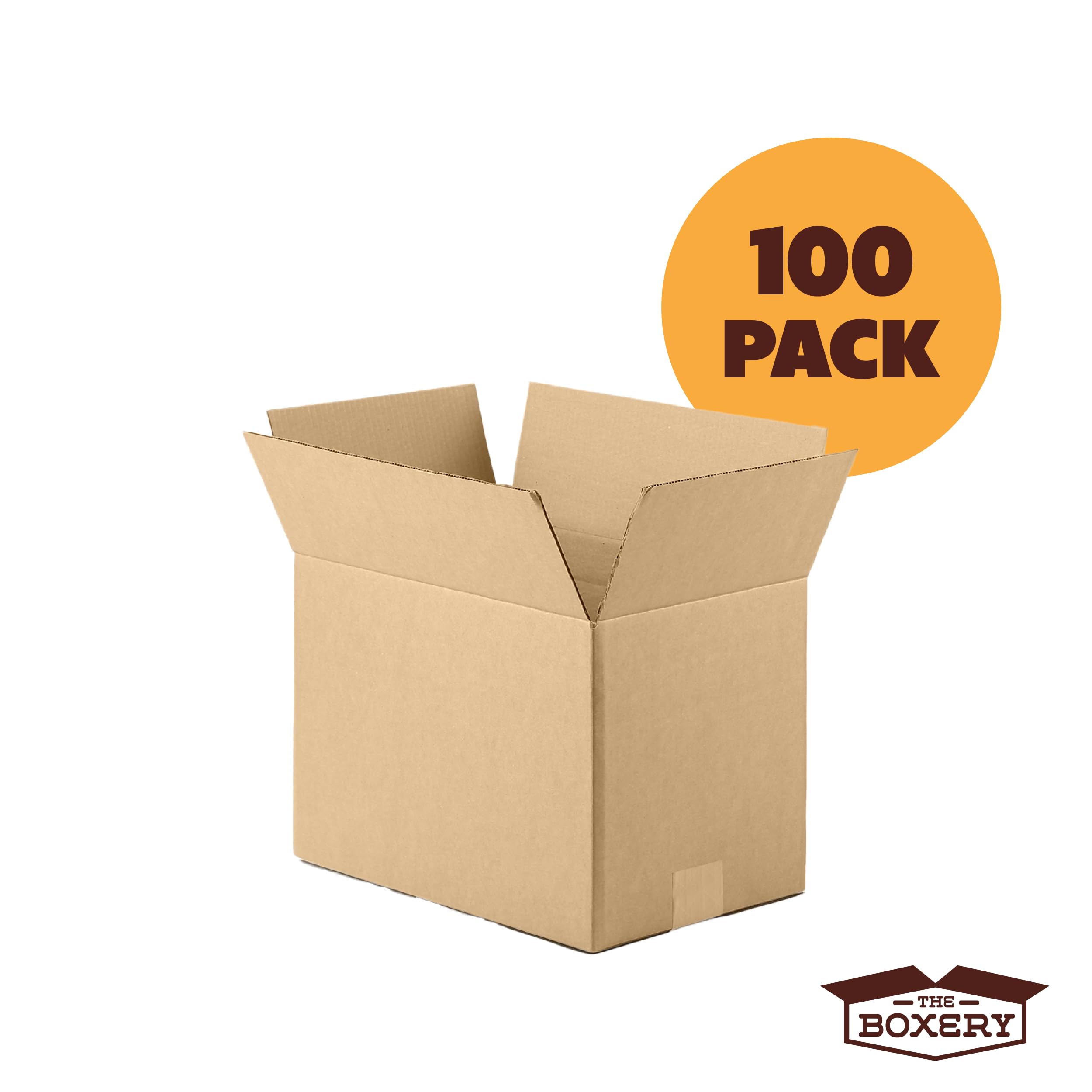 The Boxery 6x4x4 Corrugated Cardboard Boxes 100-Pack | Durable ECT 32 Corrugated Shipping Boxes for Mailing Packing Moving and Storage Recyclable and Made in the USA product thumbnail 6