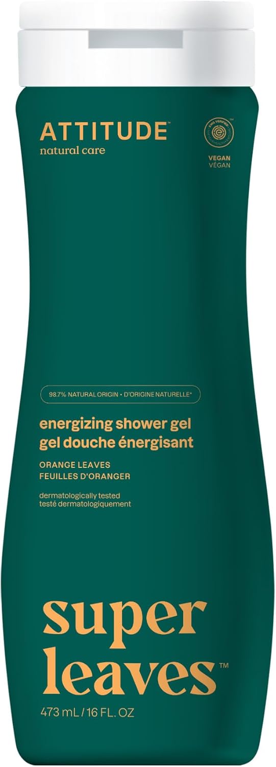 ATTITUDE Body Wash, EWG Verified Shower Gel, Dermatologically Tested