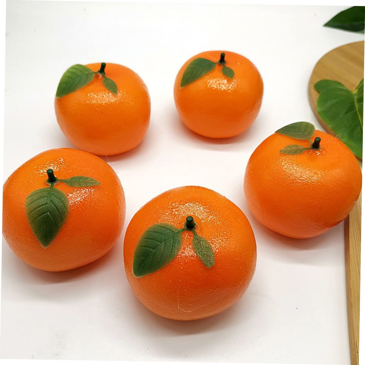 Gatuida 3 Sätze Künstliche Orange Orangen Wohnkultur Orangefarbenes Party Künstliche Früchte Schaufensterdekoration Falsches Obstdekor Simulation Orangen Schaum 6 Stück * 3