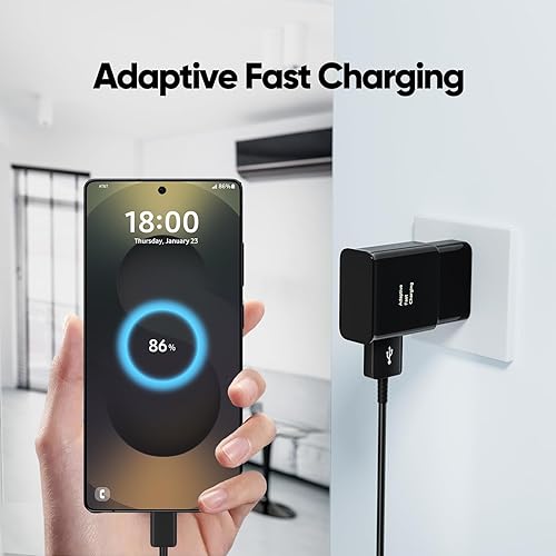 Miniatura 3 de Cargador rápido tipo C, cargador de teléfono Android USB C con cable de 10 pies para Samsung Galaxy S22S22+S22 Ultra