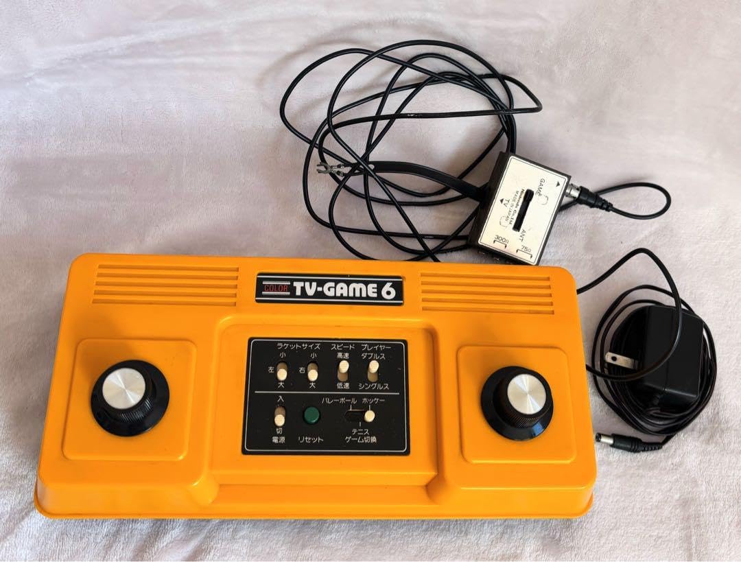 昭和レトロ1977年テレビゲームTV-Game 6 (CTG-6V) オレンジ Color TV-Game 6 (CTG-6V) - Mario Museum