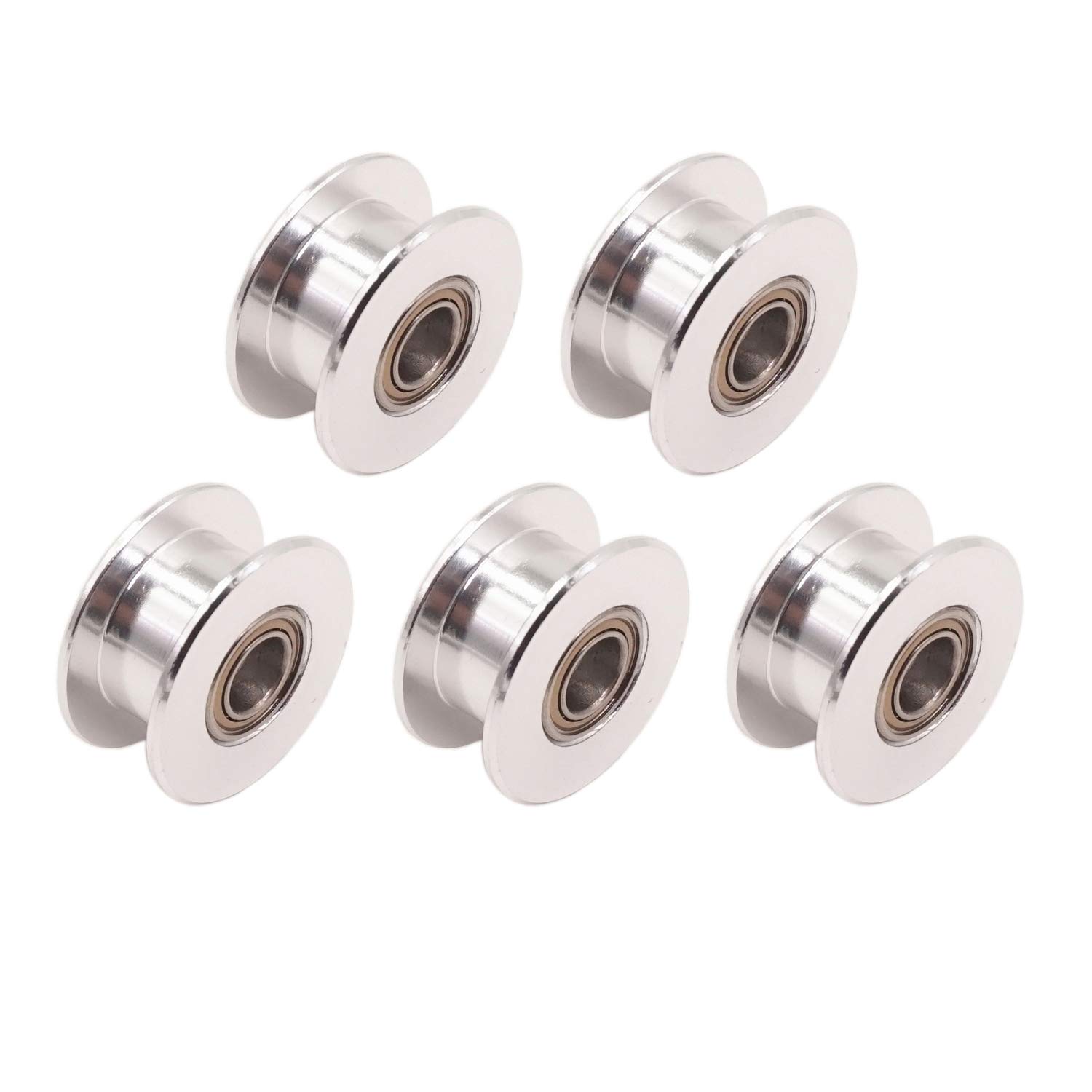 WINSINN GT2 Idler Pulley - 20 Toothless, 5mm Bore, for 10mm Width Timing Belt, Aluminum - Ideal for 3D Printers, CNC Machines (5-Pack) — Amazon image 15
