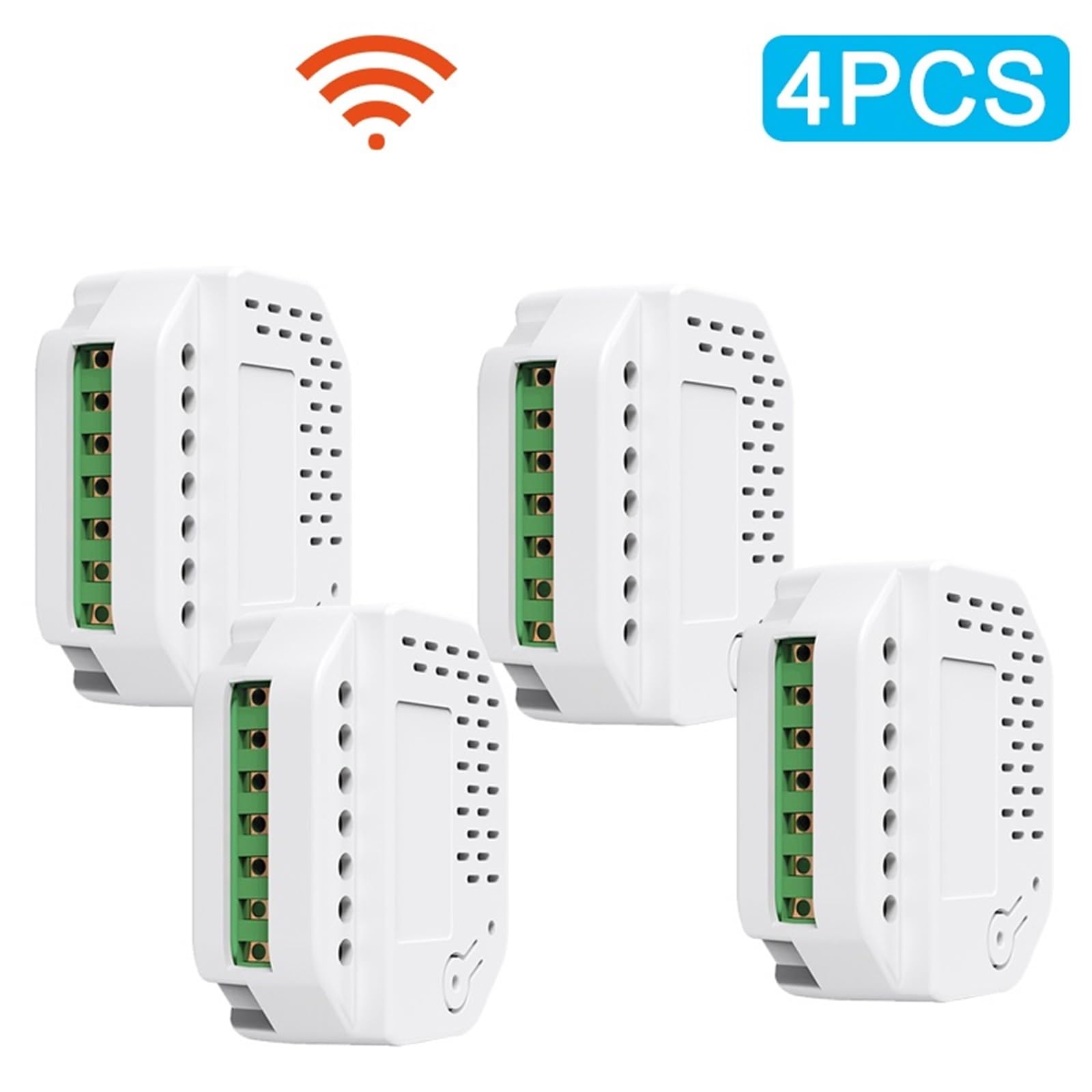 Smart HomeKit Interruttore a Parete WiFi Interruttori della Luce Intelligenti Fai-da-Te Modulo di automazione relè Wireless a 2 Vie Funziona(1PCS Non-HomeKit)