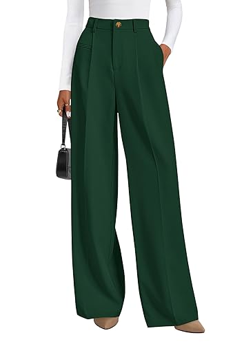 Womens Wide Leg Dress Pants 2026 Business Casual Flowy Work