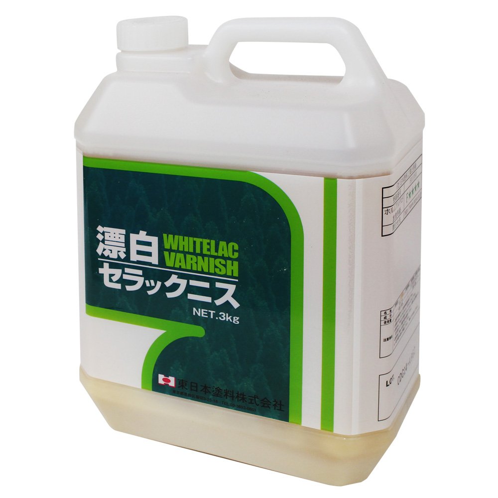 Amazon | 東日本塗料 漂泊セラックニス 3kg | 塗料缶・ペンキ
