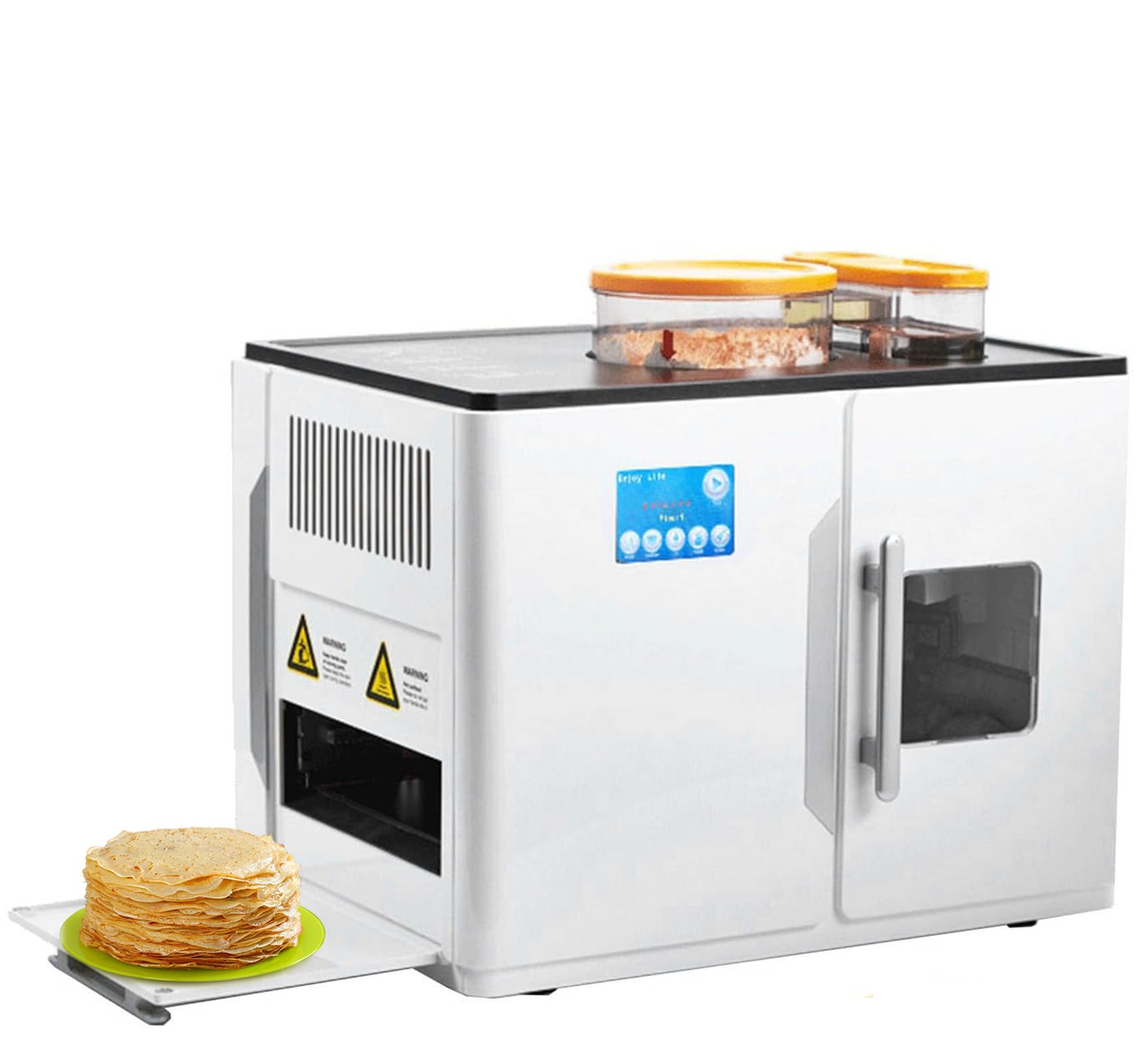 Automatyczna maszyna do robienia chapati, naleśników, tortilli, chleba płaskiego i chleba pita, 20 sztuk na raz, regulowana grubość, do chapati, tortów kukurydzianych i tortilli z mąki