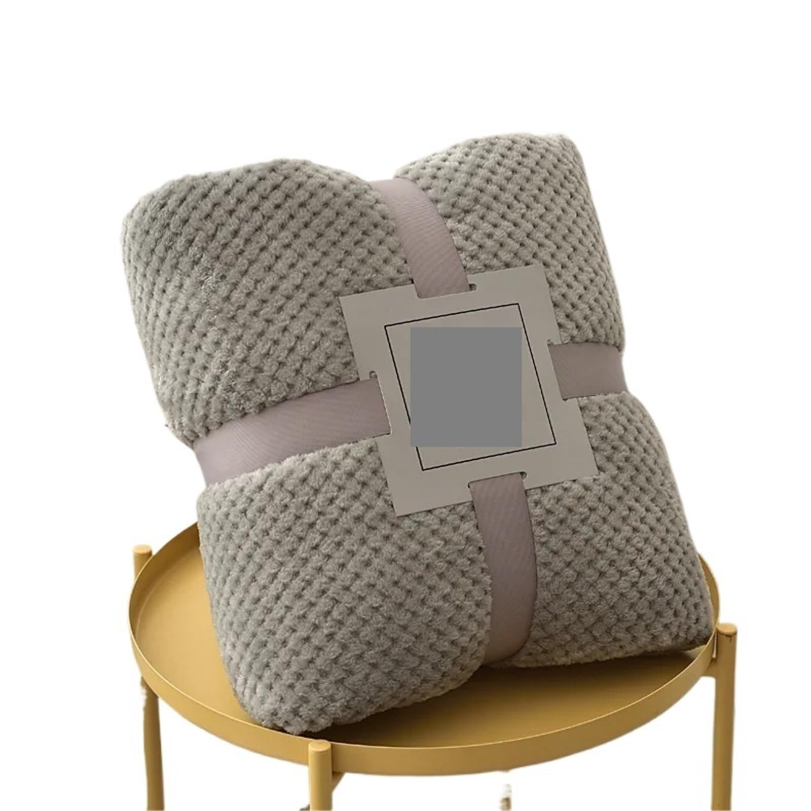 GCYEIDMA Throw Blanket Blanket Soft Thick Sofa Throw Versatile Fluffy for Bed(Color2,100x150cm)