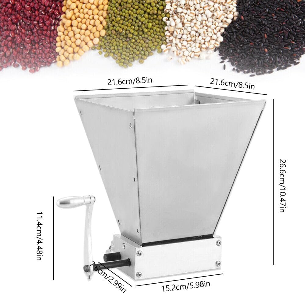 Broyeur à Grains avec Base en aluminium et avec vanne de Commande, avec Base en aluminium et avec ventilo-régulateur