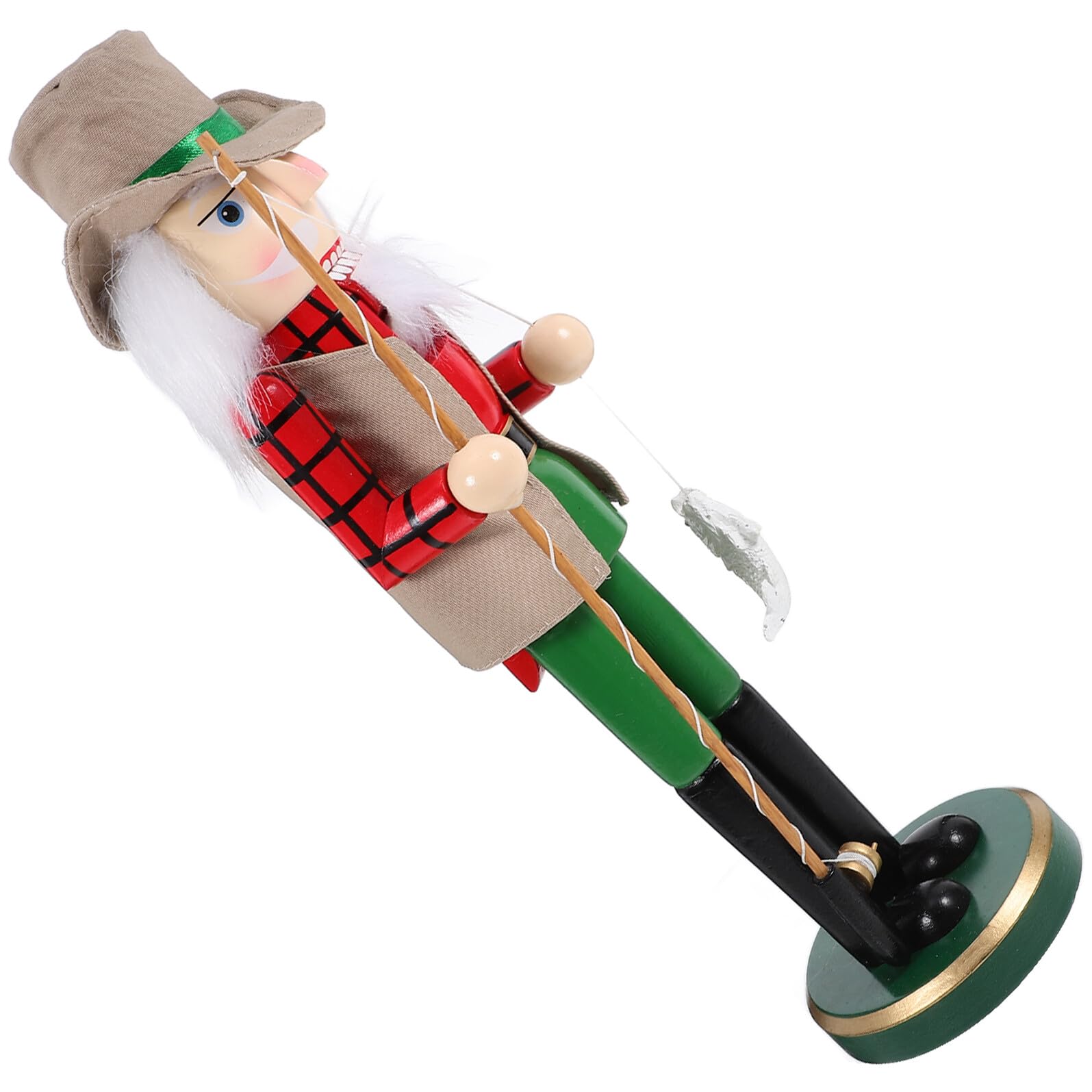 Casse-noisette en bois de 38 cm sculpté à la main pour table de fête traditionnelle
