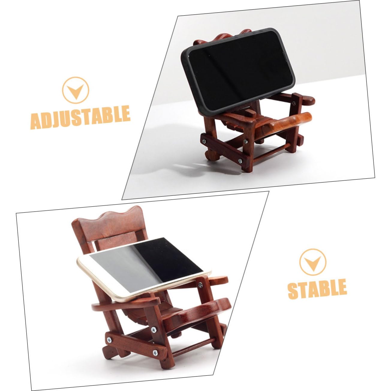 Soporte Teléfono de Soporte de Escritorio Decorativo Hogar y Oficina Compatible con Varios de Móviles Compacto y Portátil
