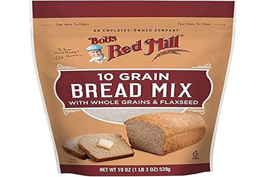 10 Grain Bread Mix with Whole Grains & Flaxseed, 19 oz (539 g), Bob's Red Mill