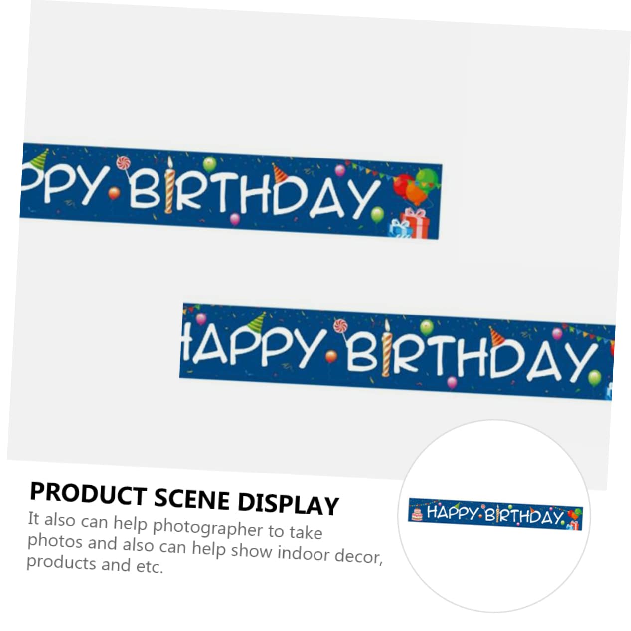 Abaodam 3pezzi Banner Compleanno Decorazione Per Compleanno Striscione Appeso Per Ed Per e