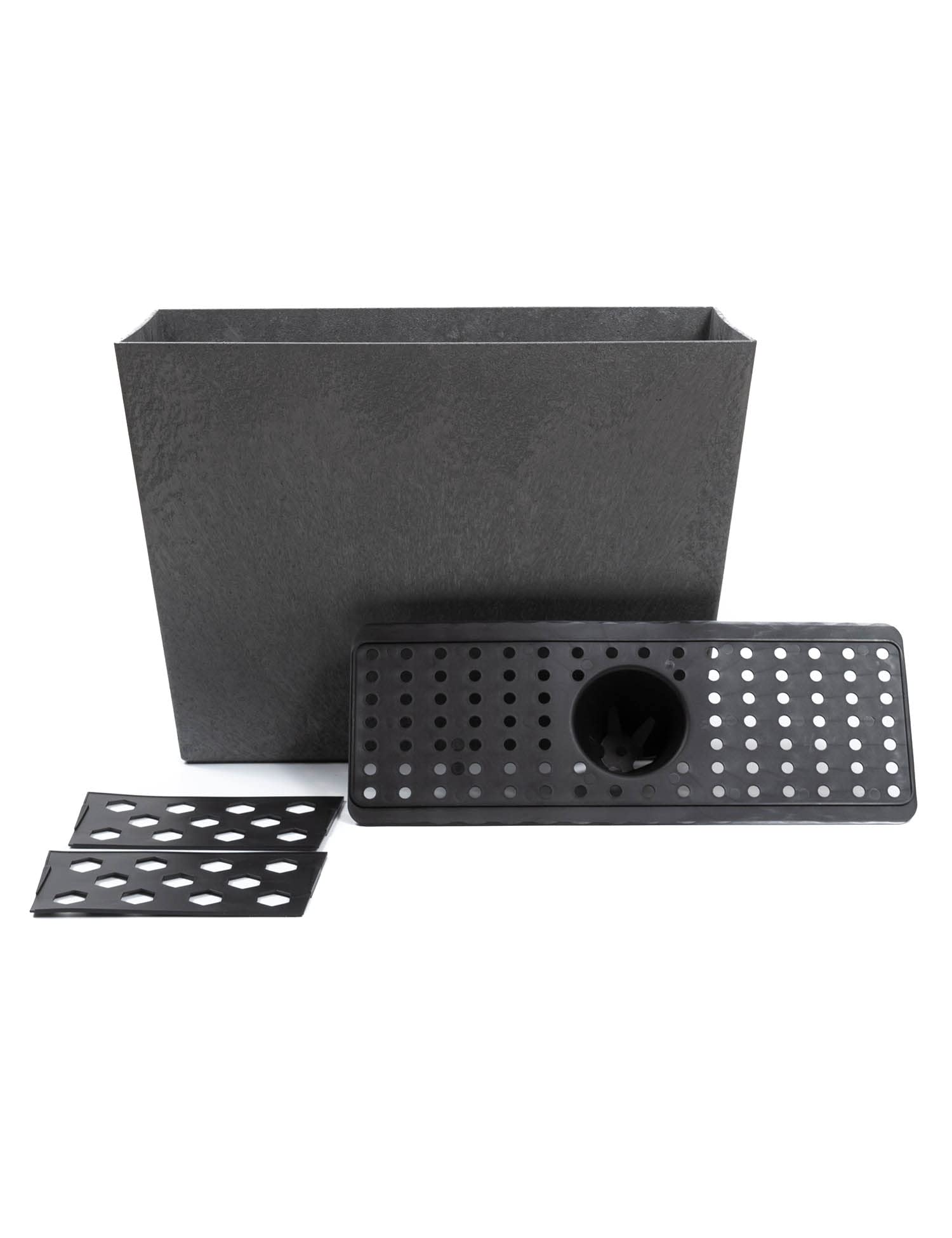 Primeur - Sonata Trough Planter - Steel Grey 50cm
