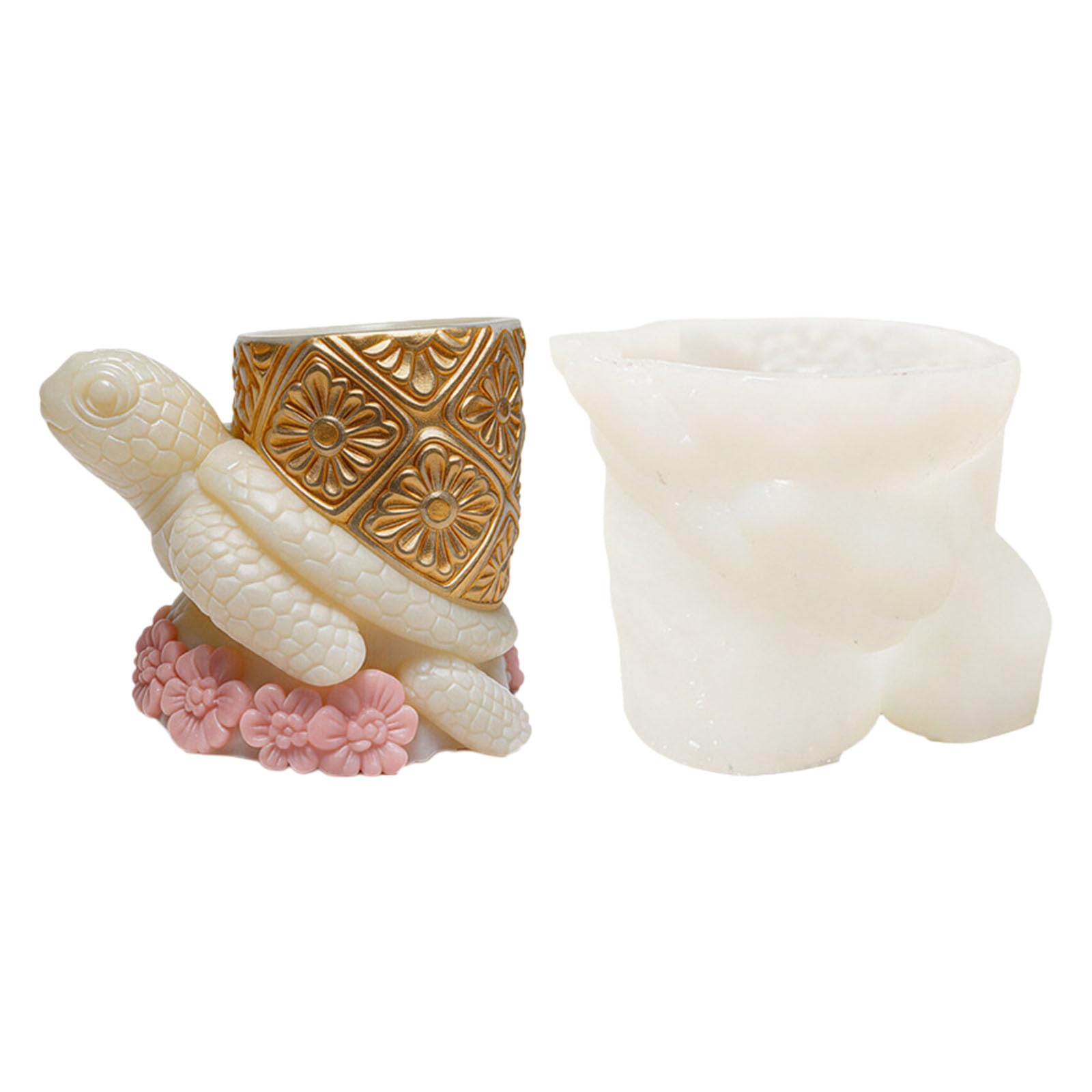 Qusinfc Marine Creature Carving Cylindrical Silicone Molds Food Grade Silicone for Crafting Soap and Resin Art Gift Making Supplies