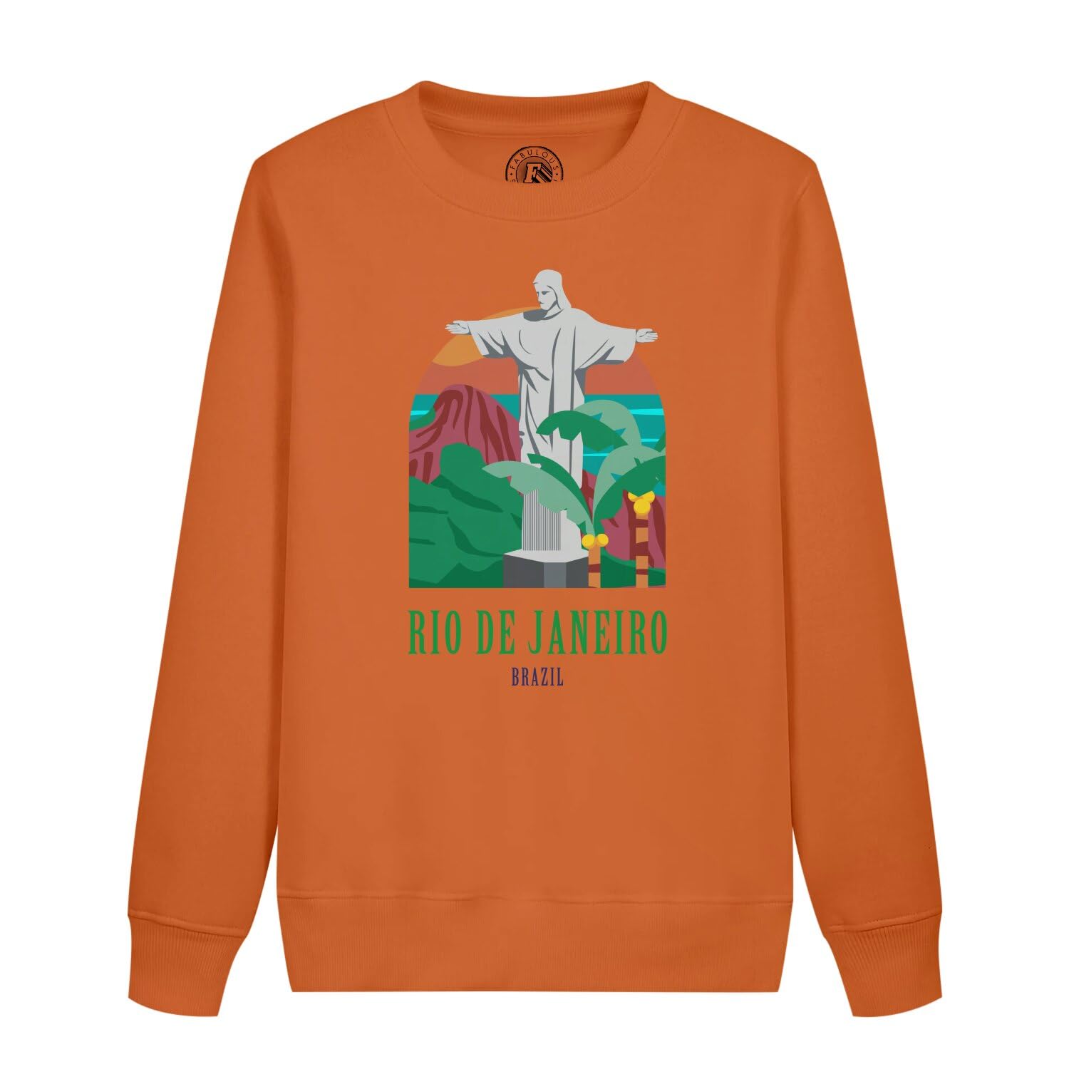 Sweat Rio de Janeiro enfant Brésil pull vacances illustration Christ - 4