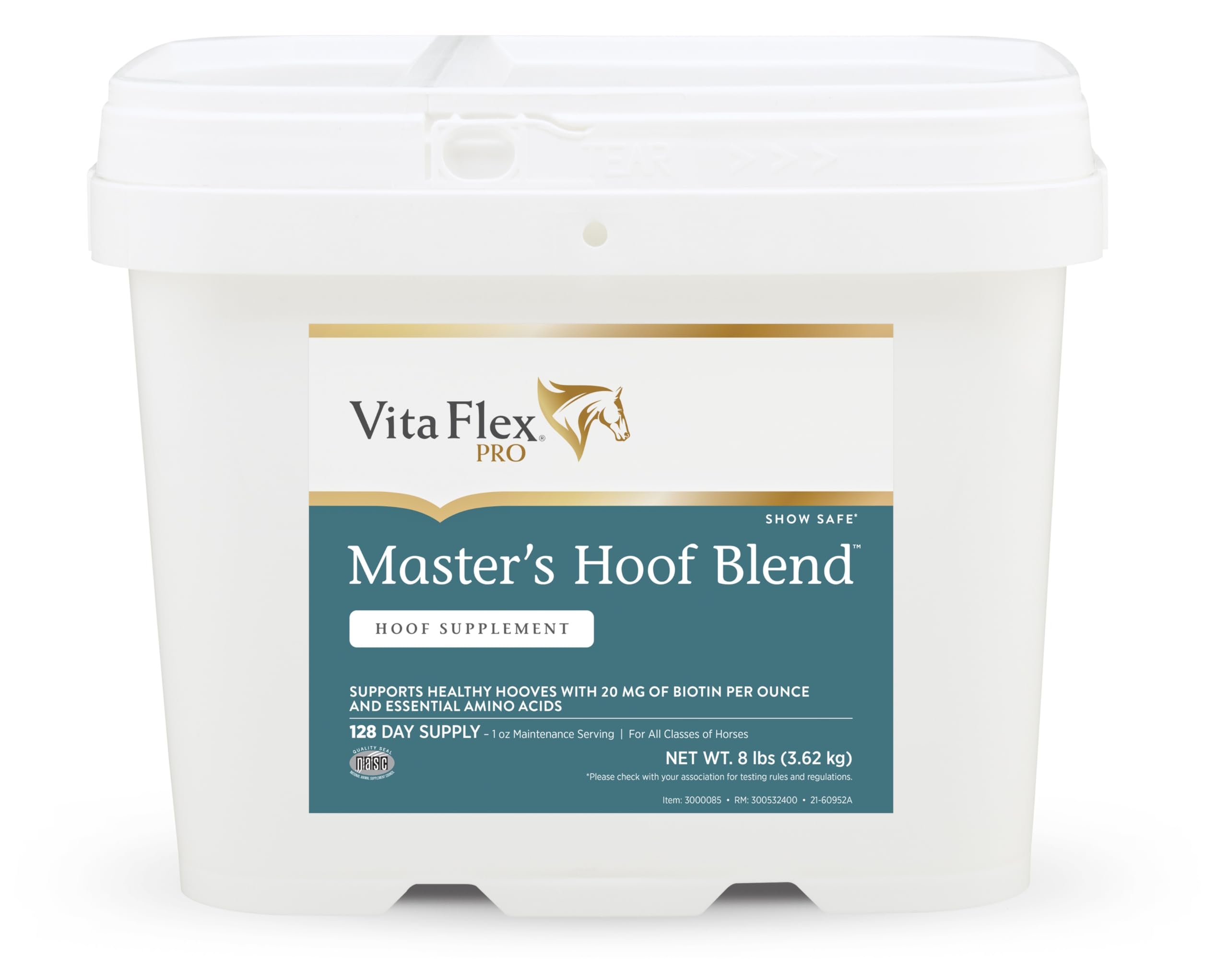 Farnam Vita Flex Master's Hoof Blend hoof health formula, 128 Day Supply, 8 lb