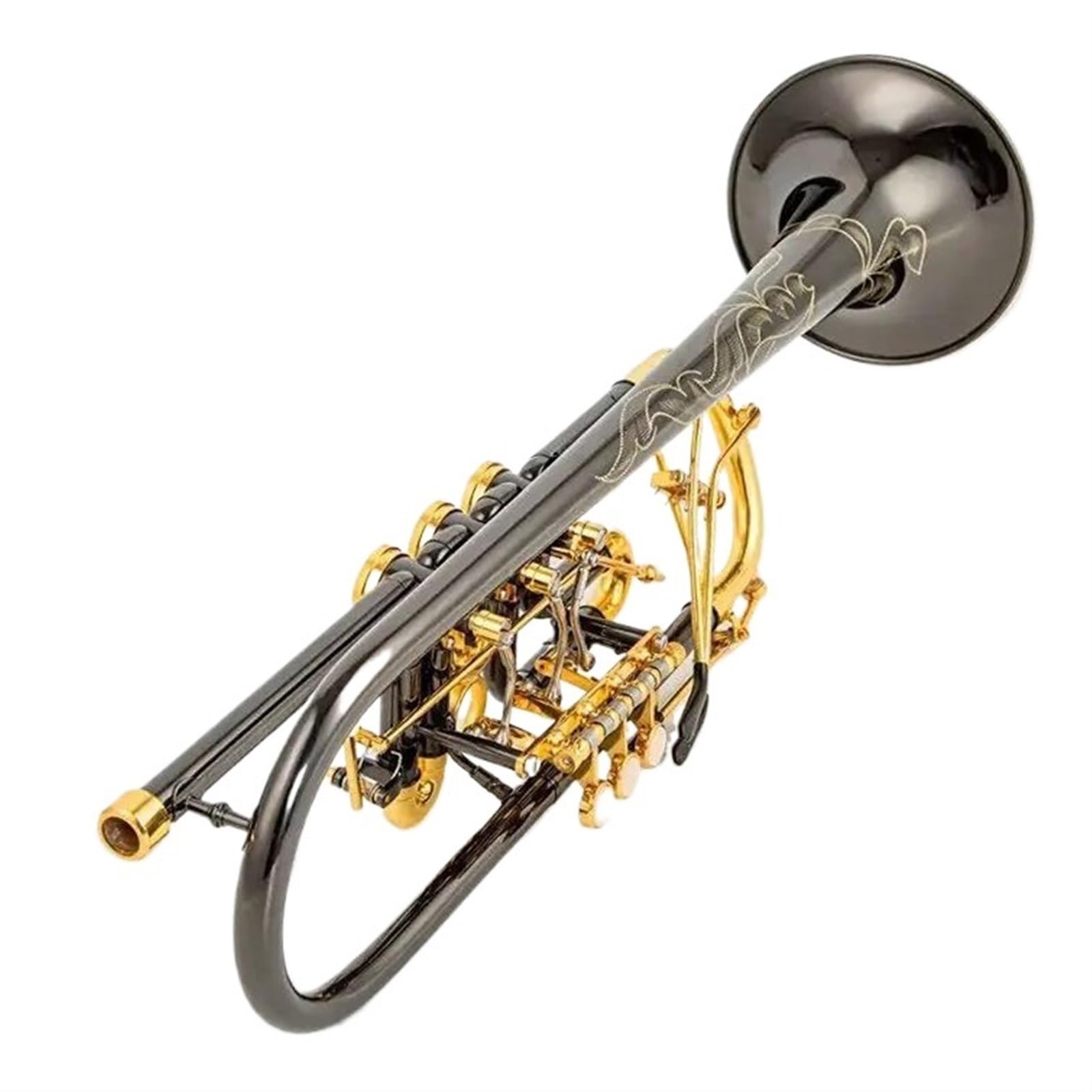 Tromba Standard Per Principianti Tromba Sib Valvola Rotativa Tipo Si Piatto Ottone Chiave Piatta Tromba Professionale Strumenti Musicali