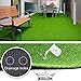 Griclner 0.7inch Realistic Synthetic Artificial Grass Turf Pet Faux Grass Astro Rug Carpet 7FTX13FT Indoor Outdoor Garden Backyard Balcony with Drainage Holes