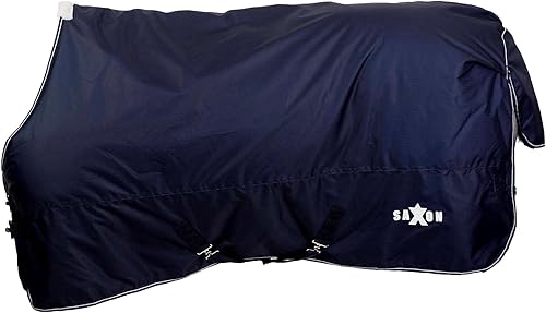 Saxon Defiant 600D - Cuello estándar mediano azul marinocuadros 72"