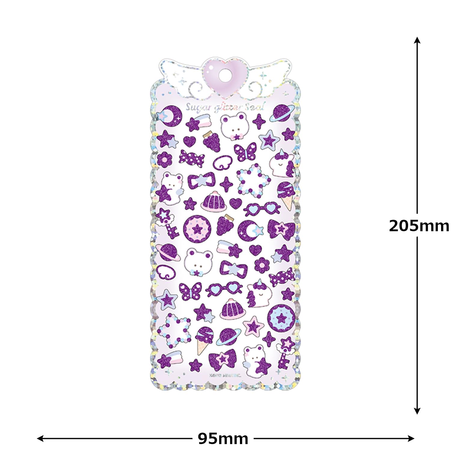 Amazon.co.jp: カミオジャパン シール SUGAR GLITTER SEAL コズミック