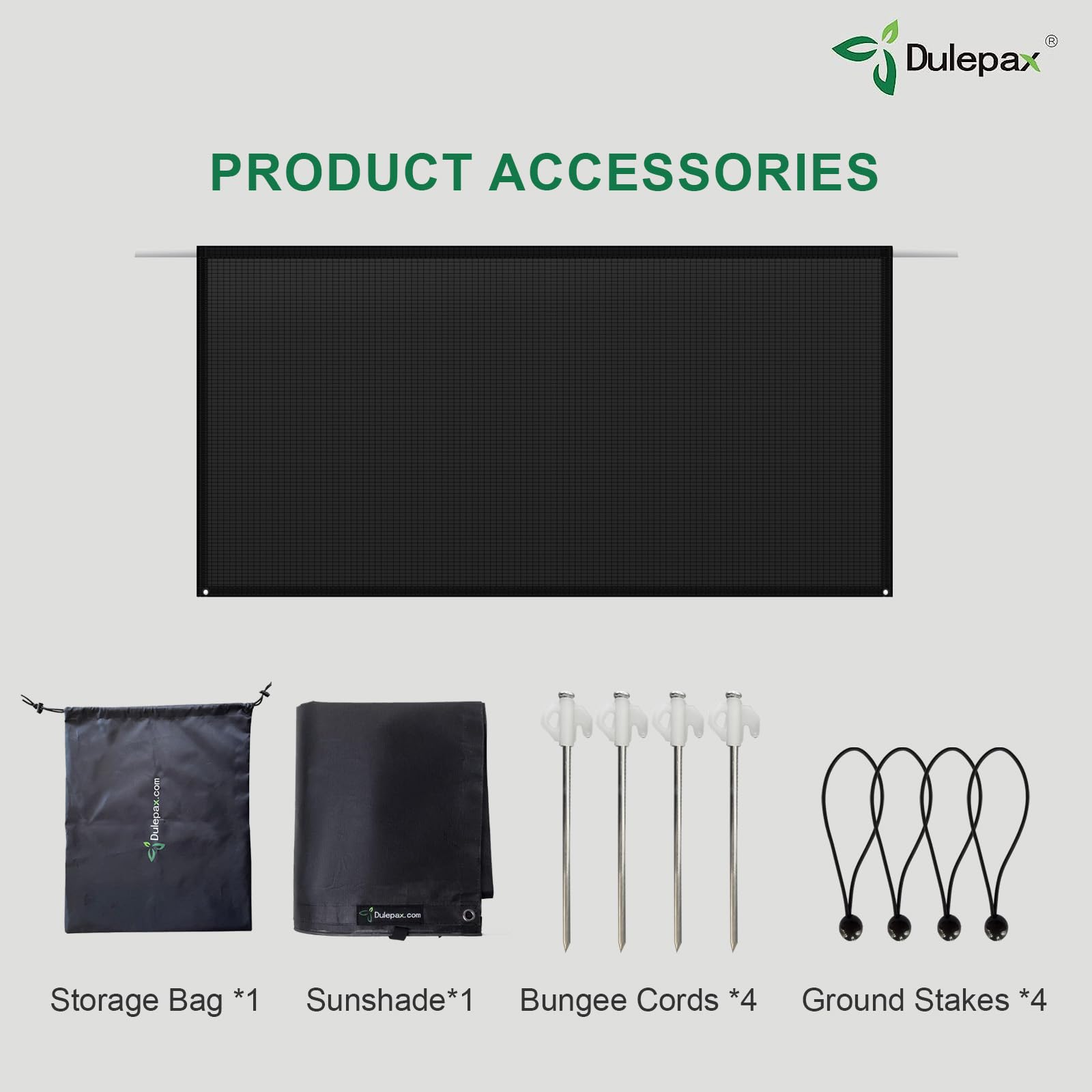 Pantalla de protección Solar para autocaravanas Dulepax, Altura de caída 2,46m x 2,85m de Longitud -Bloqueador Solar Universal para autocaravanas.