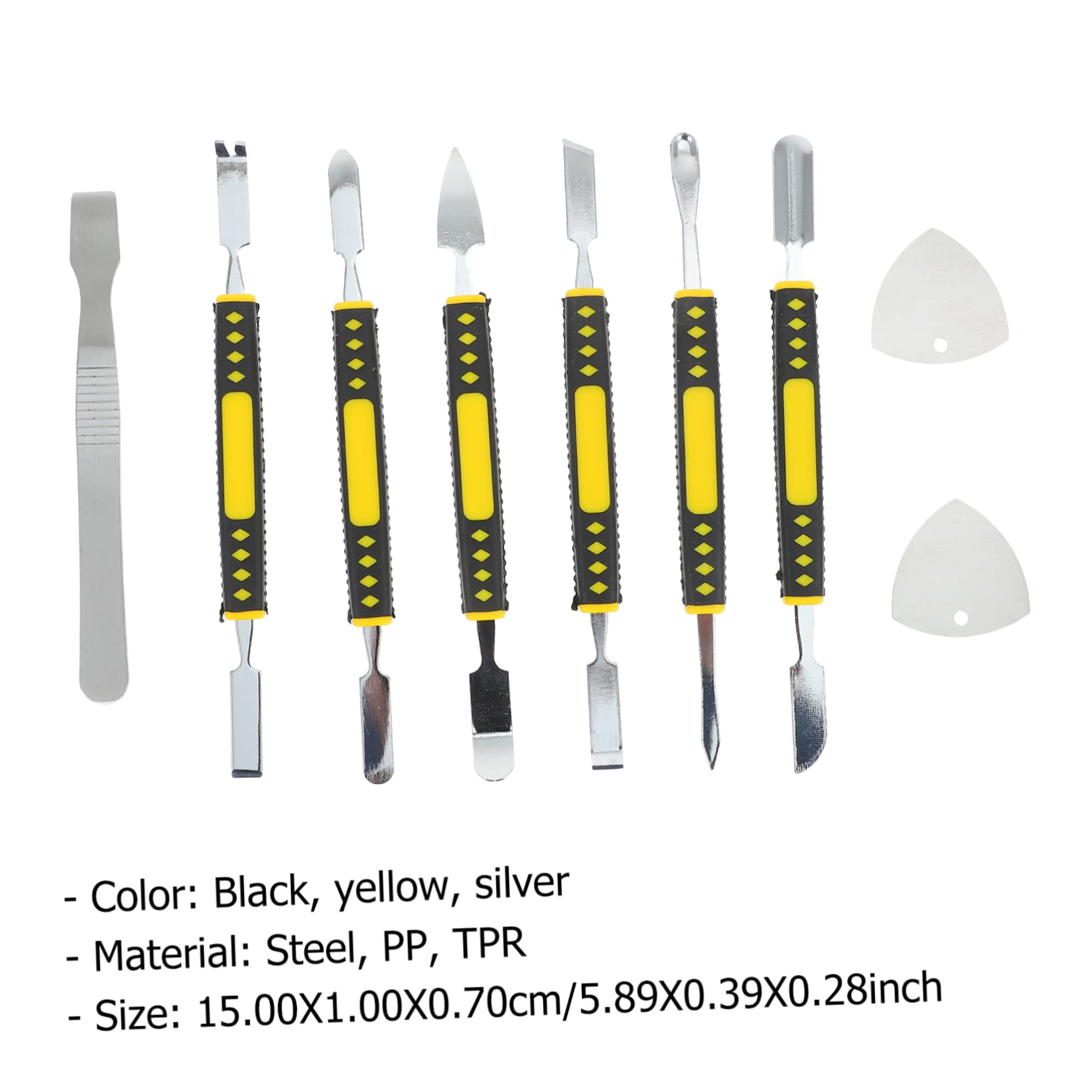 VILLCASE 1Set Metal Crowbar High Precision Electronic Repair Tools for Mobile Phones Tablets and Laptops Durable Prying Bars for Screen Removal and Component