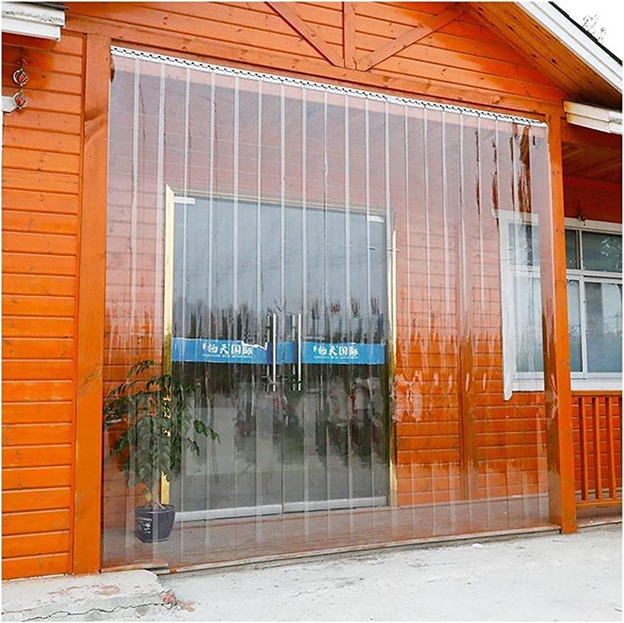 Amazon｜PVCソフトカーテン 保温カーテン 厚さ1.6mm 透明プラスチック