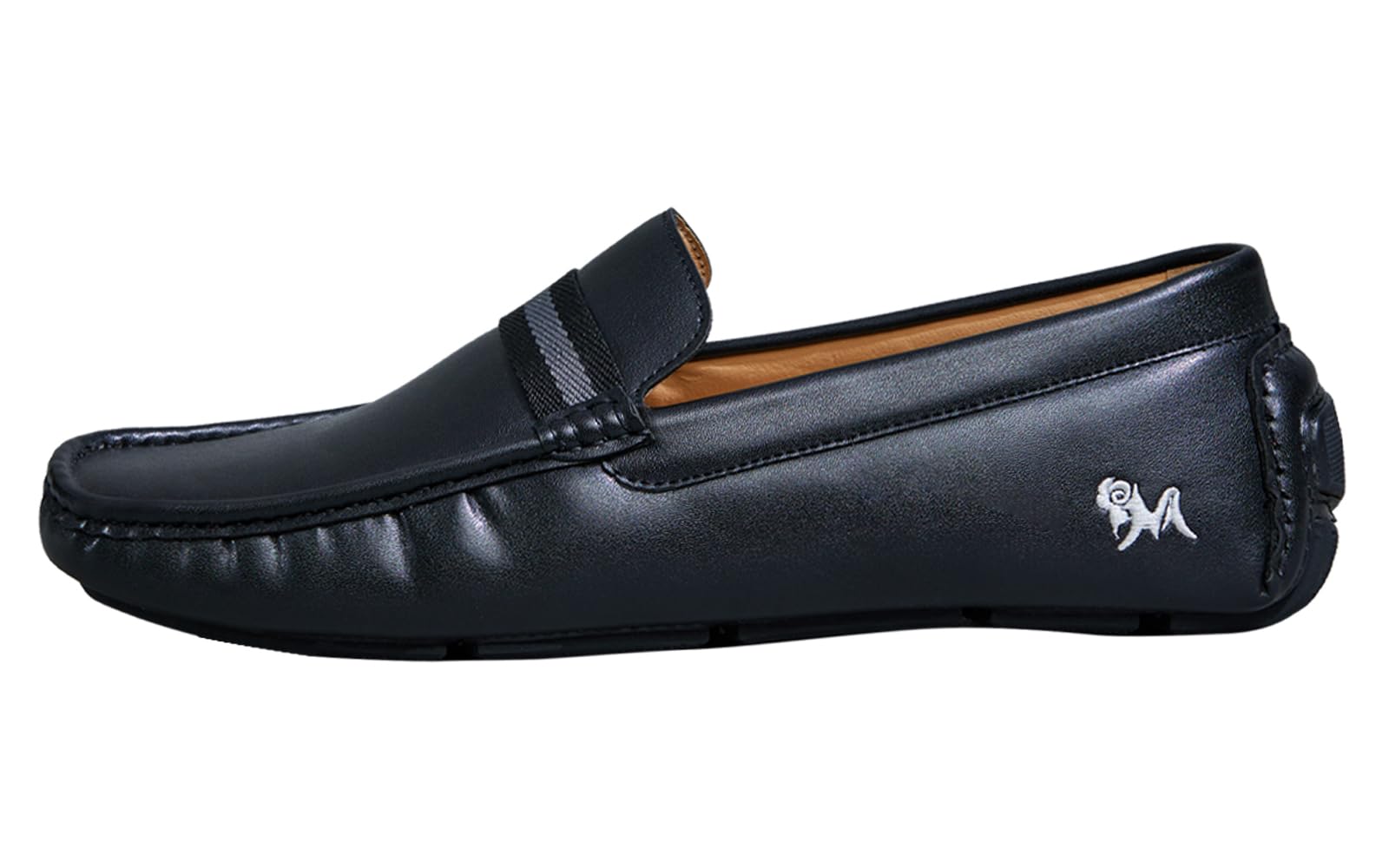 Neeman's All Purpose Loafers | Loafers for Men | Formal, Casual | Trendy, Lightweight, Comfortable and Flexible | Drivers Style Loafers/Moccasin for Men (Black, Size: 8 UK)