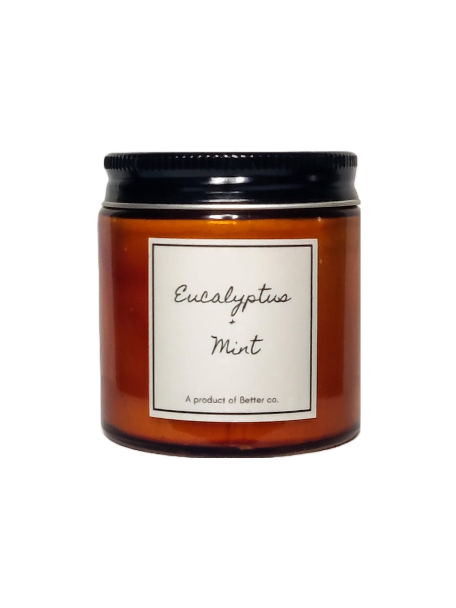 Better co Amber jar Scented Candles, Made of Soy Wax (Nutmeg and Cocoa)