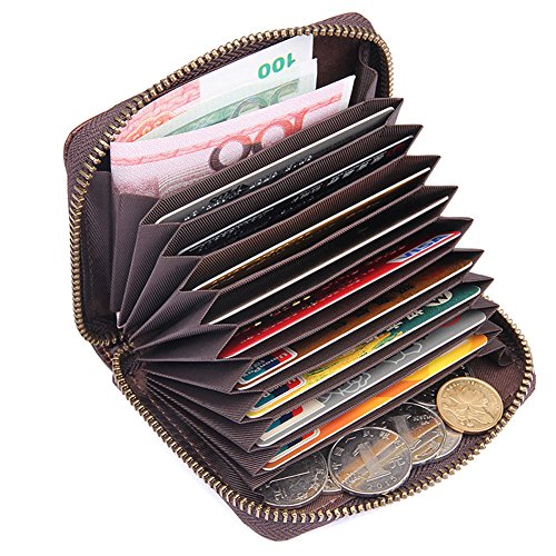 Men Genuine Leather Wallet Slim Money Clip Credit Card Holder ID Case Coin purse