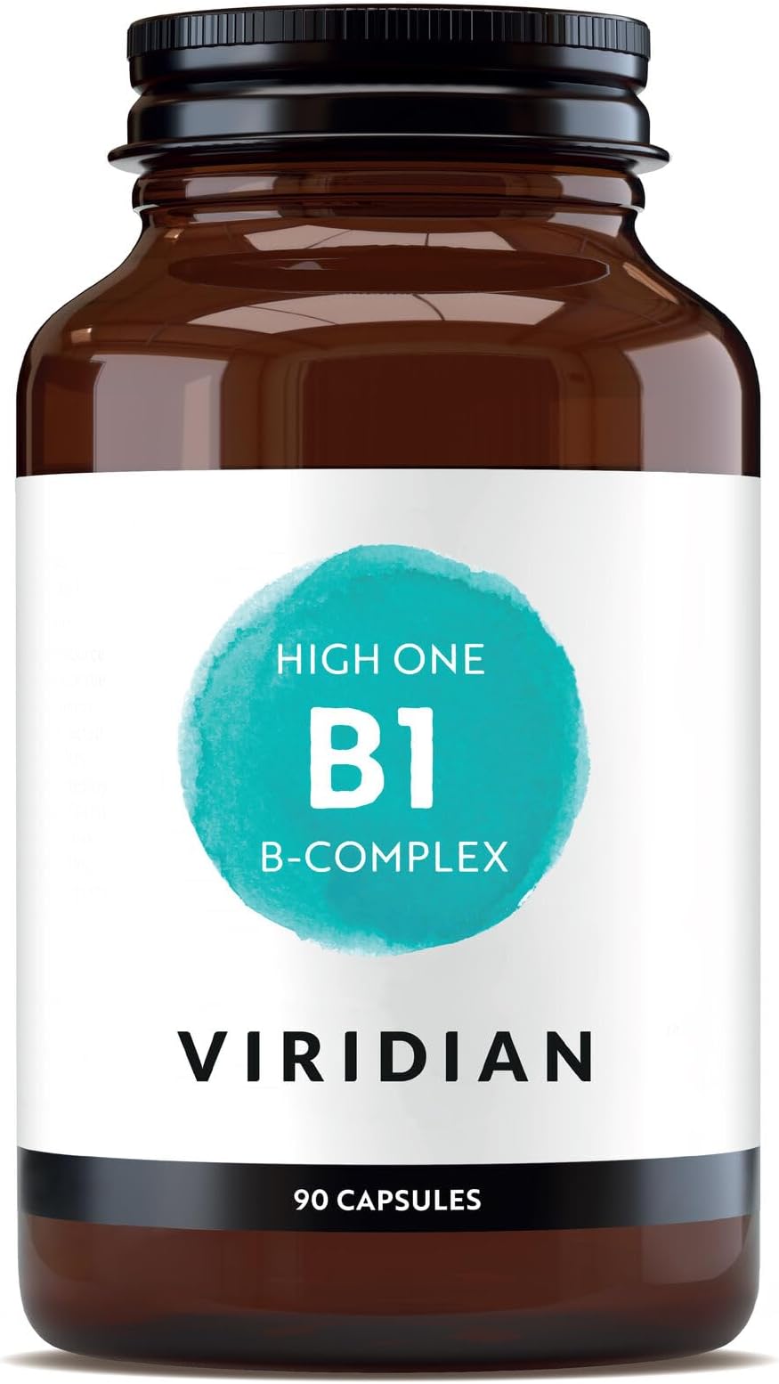 High One B1 B-Complex - 90 Caps | Heart & Nervous System Support | Reduces Tiredness & Fatigue | Complete B-Vitamin Formula | 100% Active Ingredients | Expertly Formulated