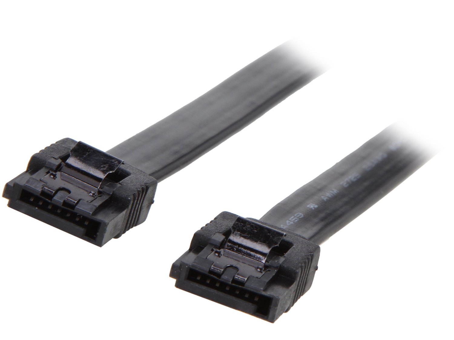 Nippon LabsSATA3L-1.5FT-BK. 18-Inch Sata Cable with Locking Latch, Black