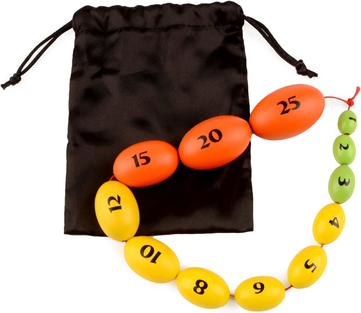 Wooden Prader Orchidometer, Prader Balls, Endocrine Rosary for Measuring Testis Scale in Clinic/Hospital, Best Gift for Endocrinologist and Pediatrician