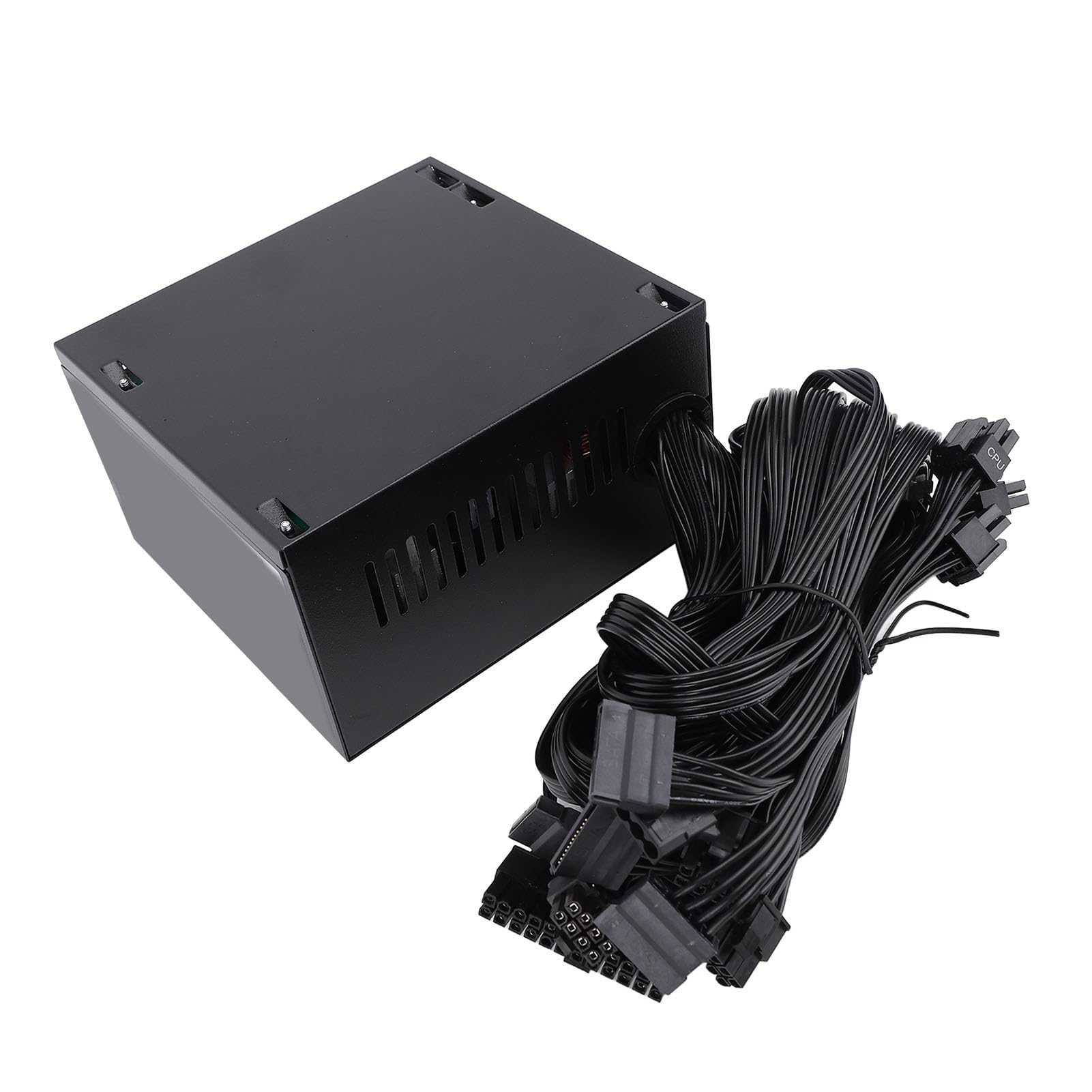 Zasilacz 600 W ATX PSU 80+ Bronze Certified, Pojedyncza Szyna 12 V, Inteligentne Zarządzanie temperaturą z Cichym Wentylatorem 120 Mm do Komputerów do Gier o Wysokiej Wydajności