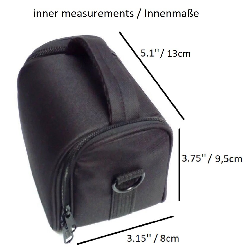 Sac Bandoulière étanche Pour Canon PowerShot SX430 IS - Mallette De Transport K-S-Trade - Noir