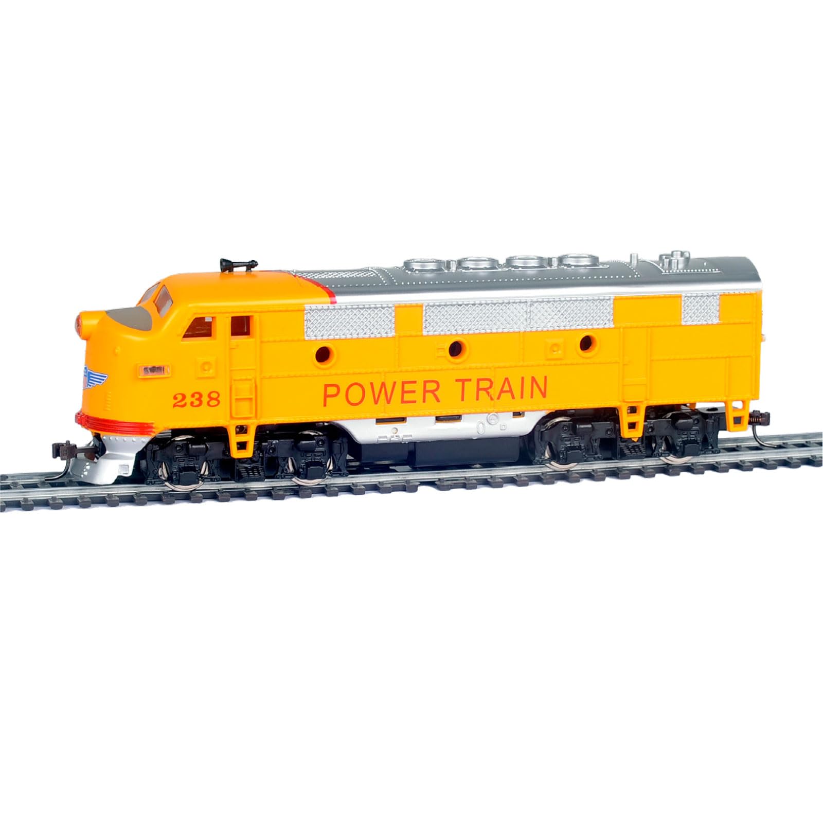 Diesel Locomotive, HO Scale Model Train, Yellow Power Train with Metal Wheels, NO.96300