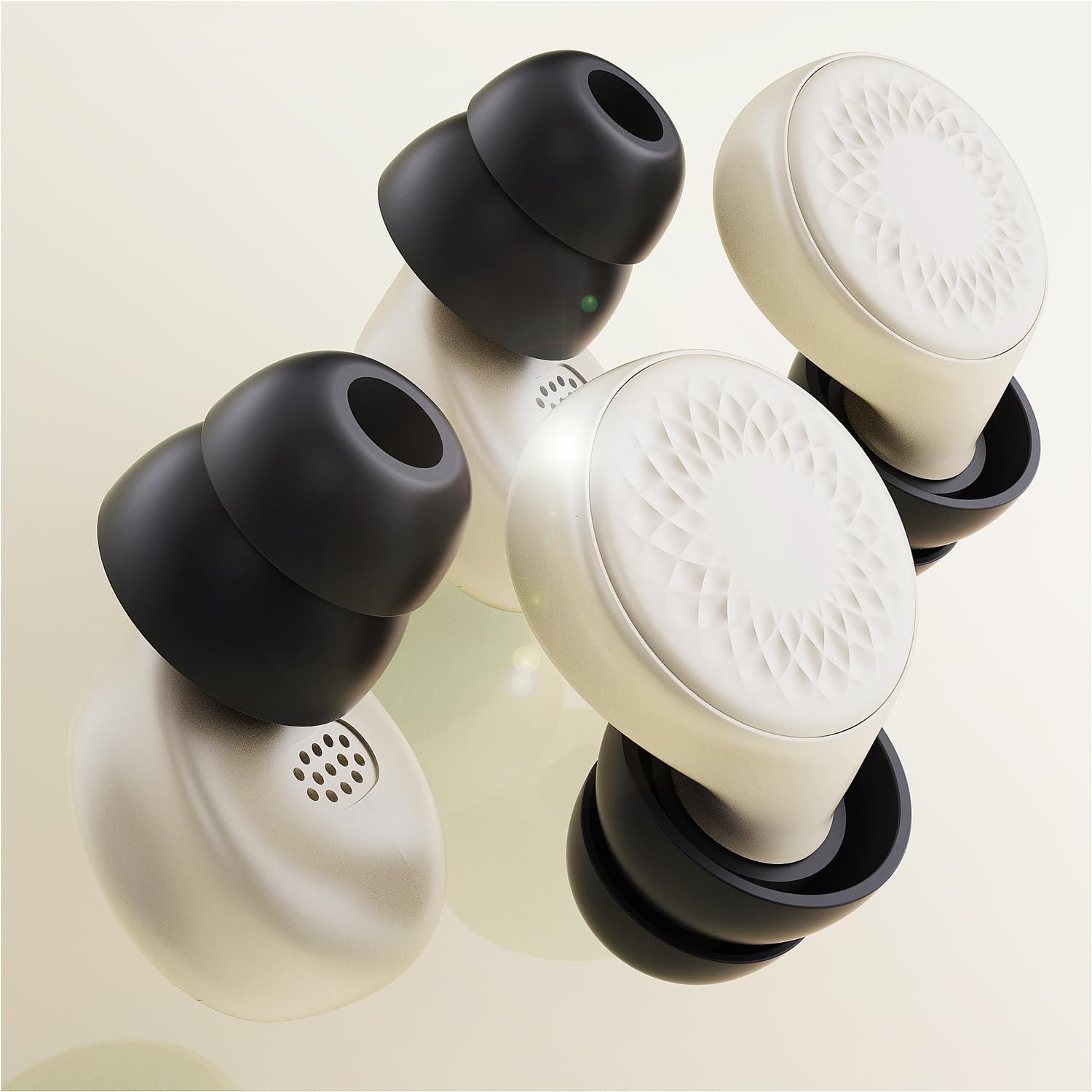 Ear Plugs – Ultra-Comfy Reusable Noise-Reducing Earplugs for Sleep, Deep Focus, Travel, Noise Sensitivity | Flexible Hearing Protection White 2 Paris