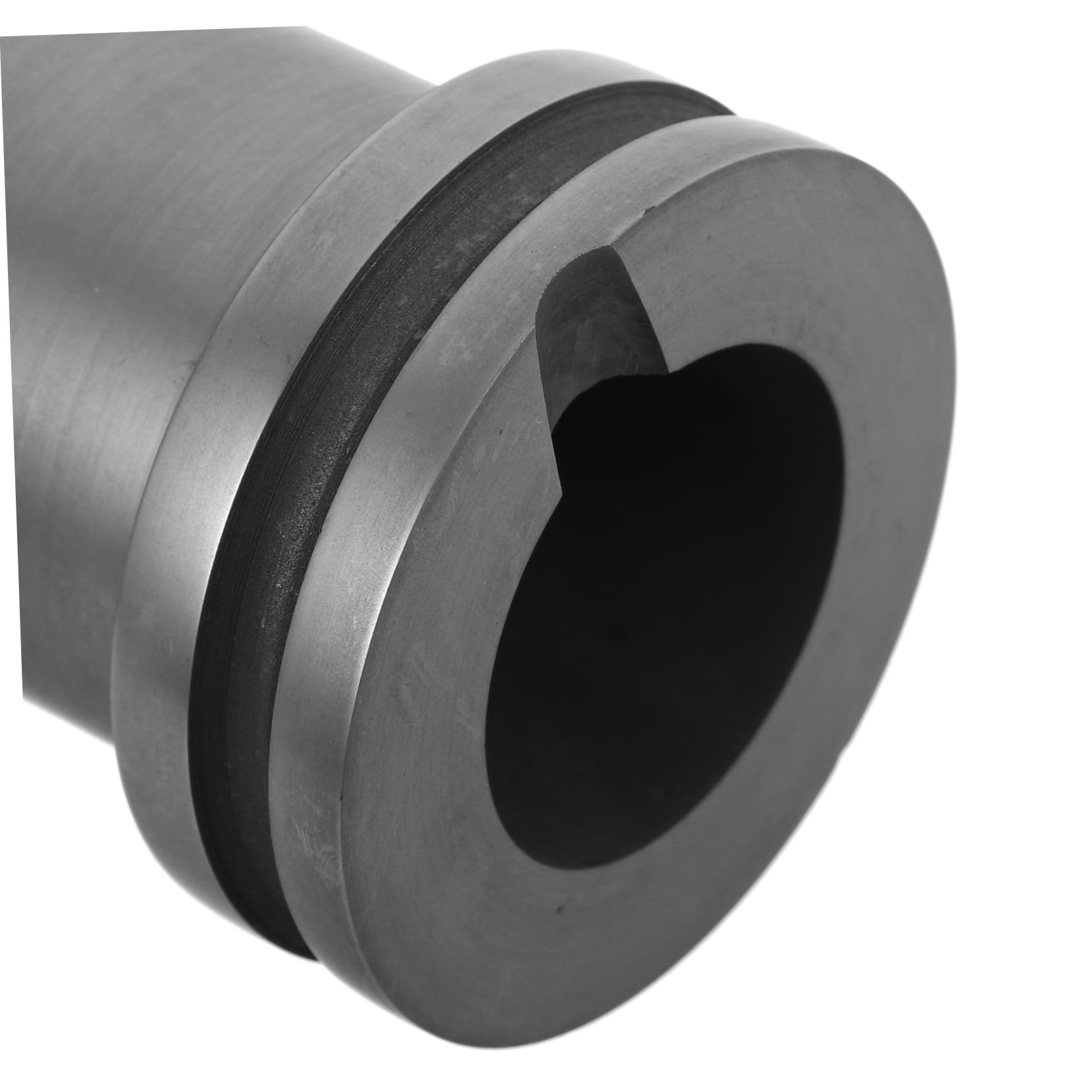 TEHAUX Recipiente de Grafito Negro para Fundición de Metales en Hornos Compacto y Fácil de Almacenar