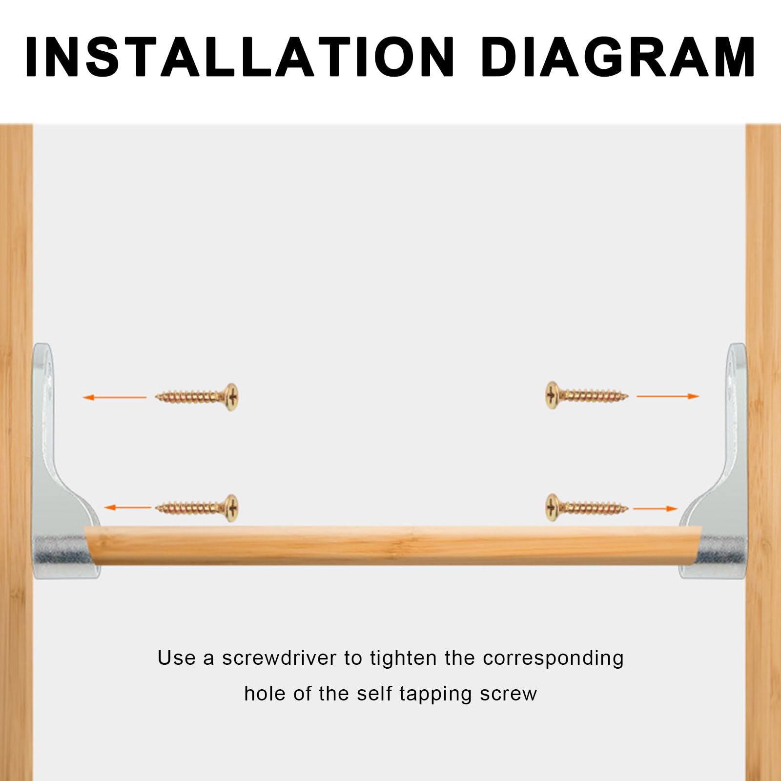 4 Supporti Per Asta Armadio - In Lega Di Zinco Nichelato | Per Tubi Fino A 16mm | Facili Da Installare - Foto 4
