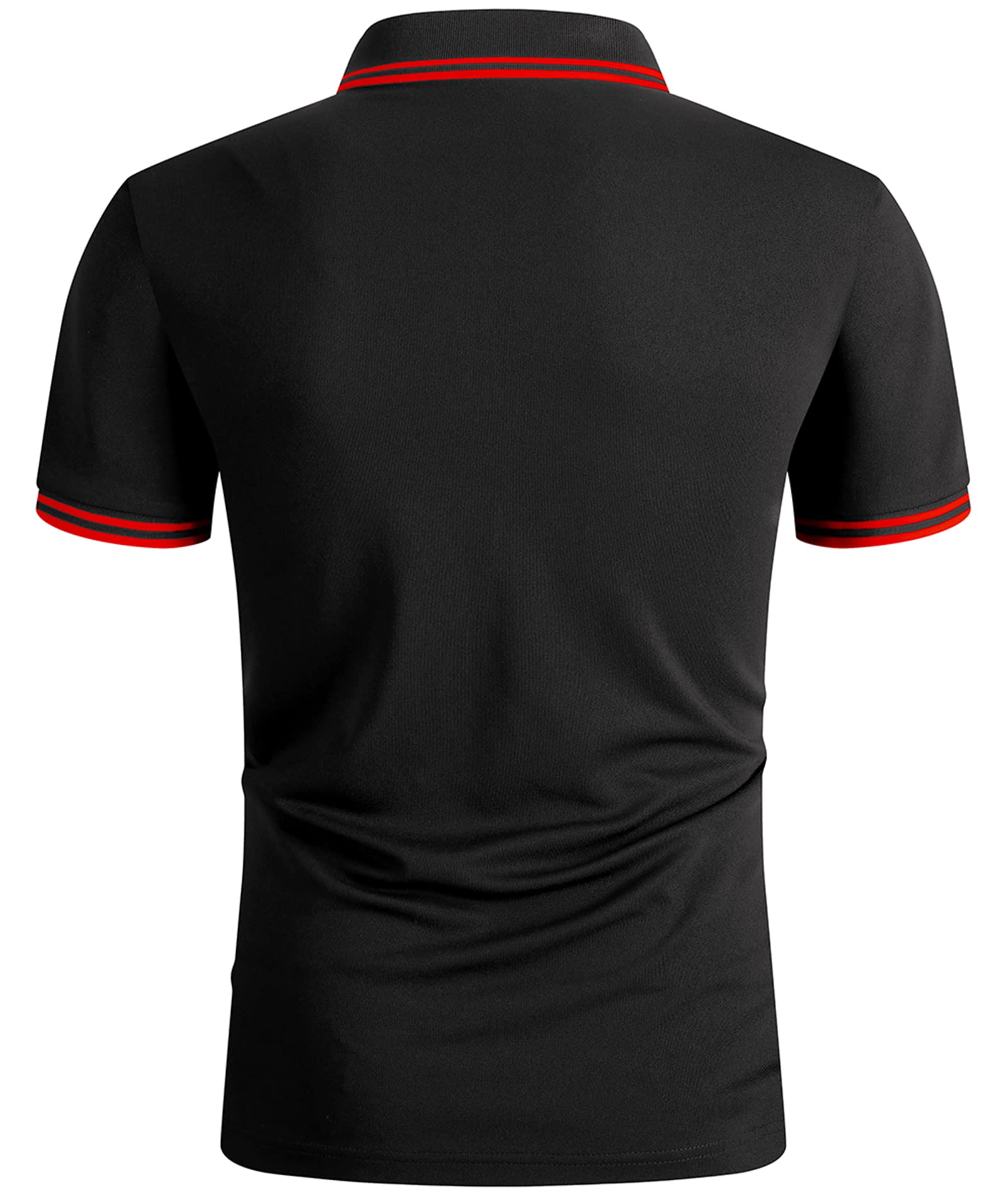 SwissWell Polo Uomo Manica Corta Asciugatura Rapida Traspirante Golf T-Shirt Tennis Polo Shirt Estiva per Uomo Sportiva Magliette - 2