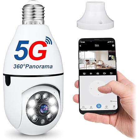 Security Cameras Wireless Outdoor 2K Light Bulb Security Camera