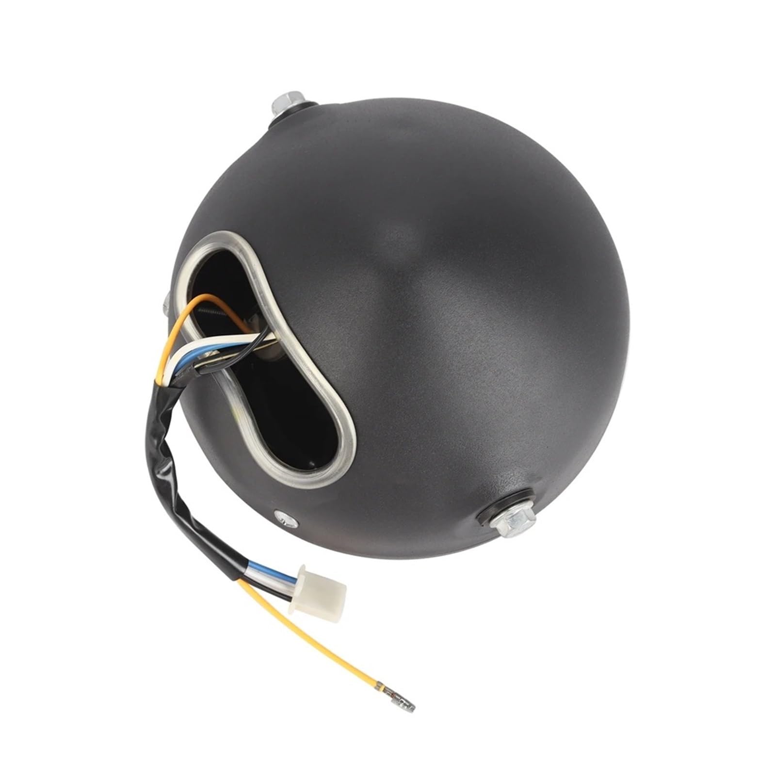 Faretti Moto Faro Per Scooter Per Moto | Accessorio per moto con paralume con griglia a rete rotonda retrò.
