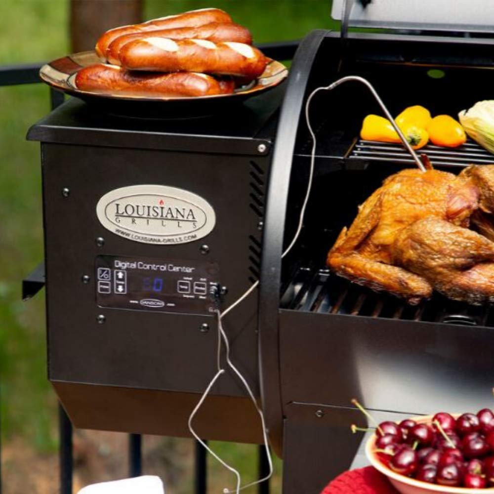 Louisiana Grills 900 Series Electric Wood Pellet Grill And Smoker With Weatherproof Cover And