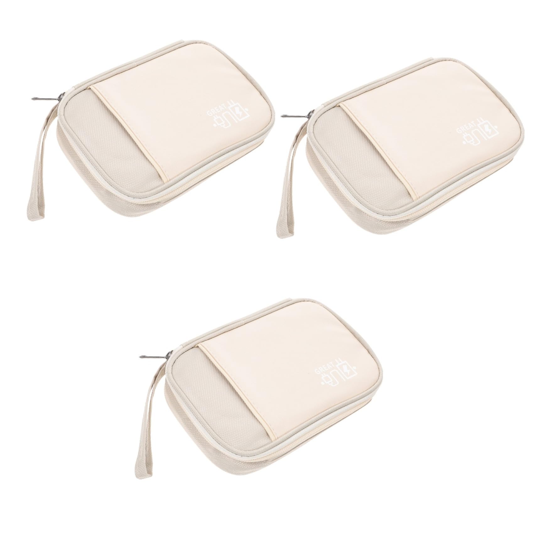 OSALADI 3 Pezzi Custodia Multifunzione Custodia Elettronica Gadget Da Viaggio Piccolo Rossetto Portafoglio Custodia Per Cavo Organizer Per Cavo Da Viaggio Borsa Per Elettronica Custodia
