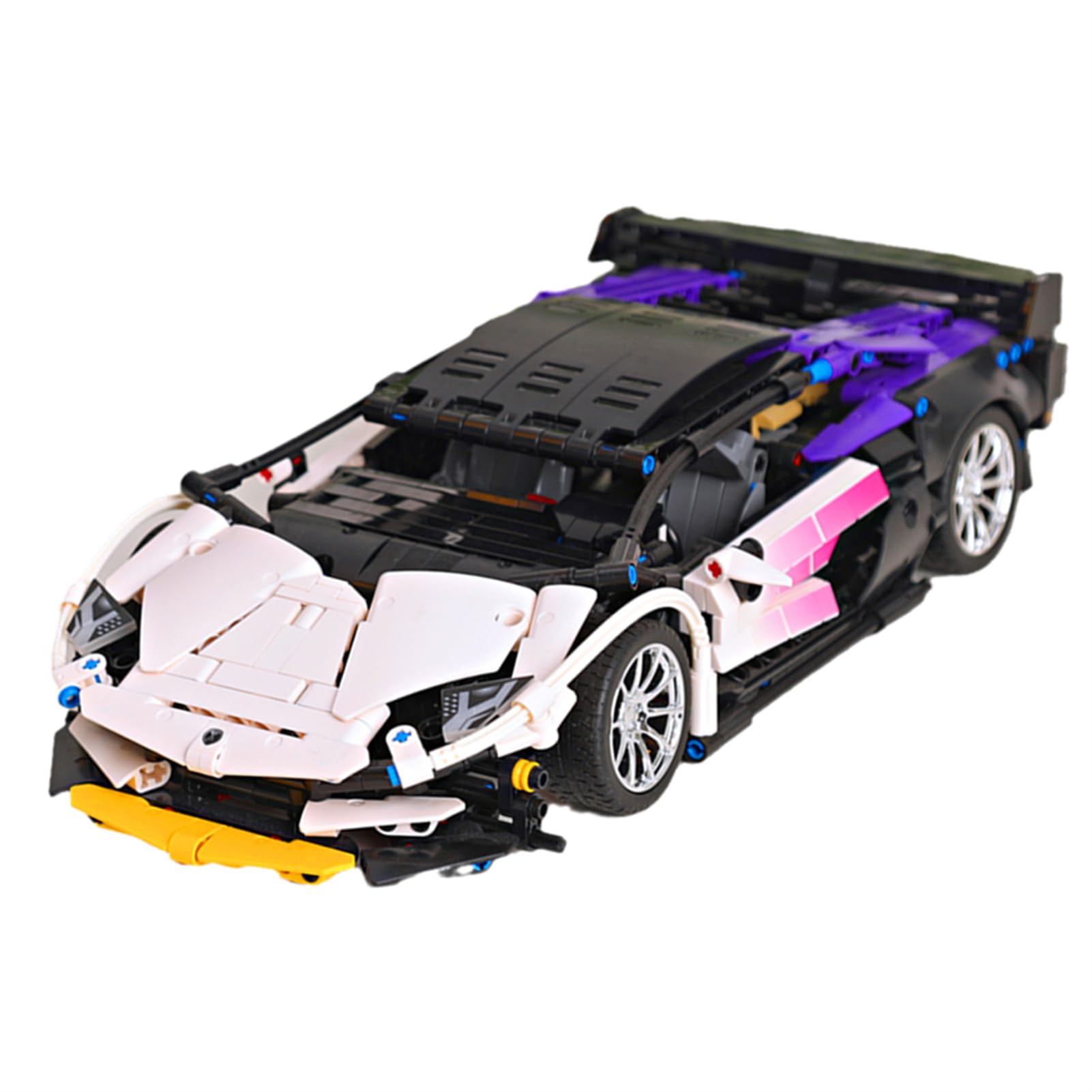 Photo 1 of 1:14 Scale Supercar Building Block Toy Set -1337 Pieces, DIY kit Building Model Series. Birthday Gifts for Boys, Children and Adults Aged 8-14 (Compatible with Lego Sets)