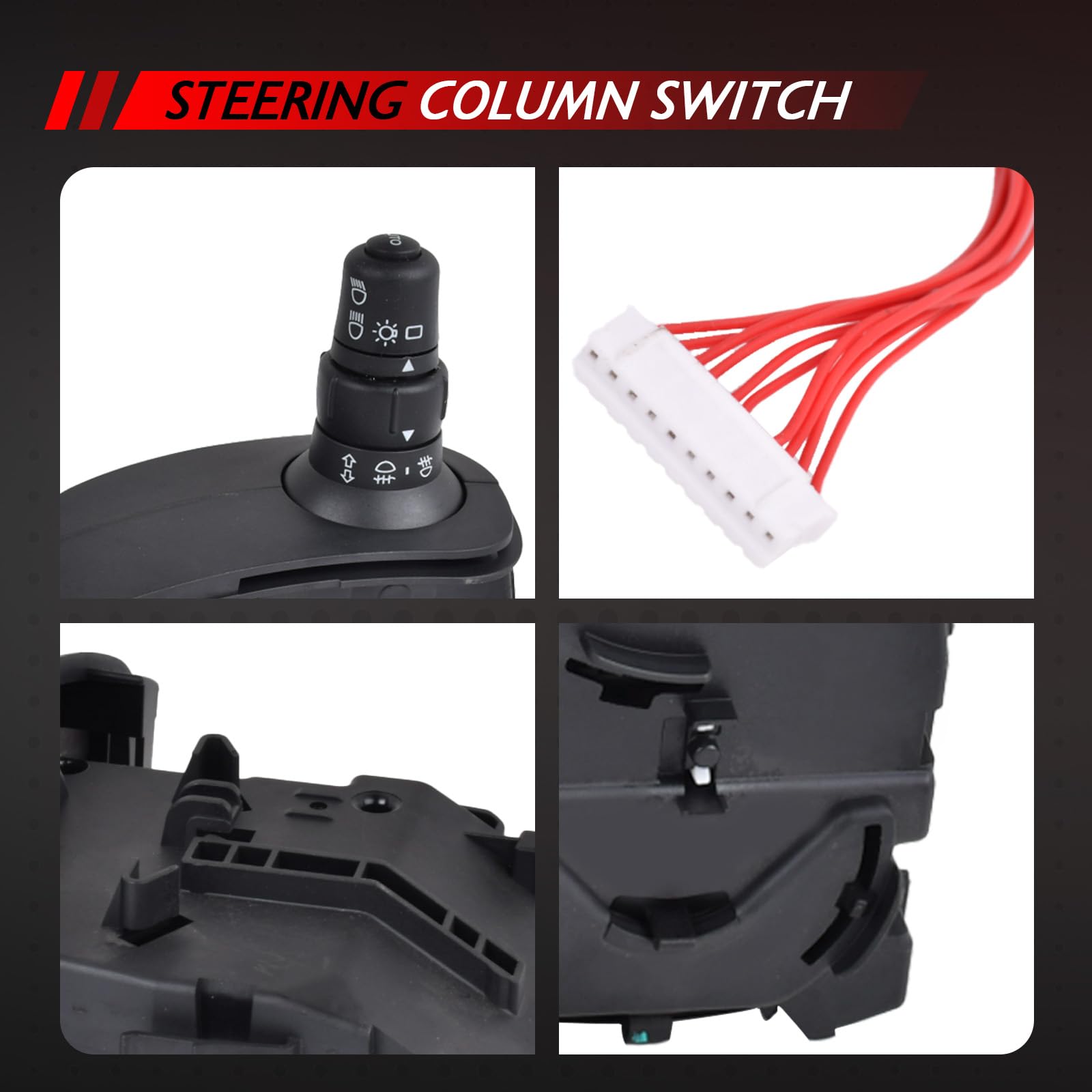 Indicatore Levetta Interruttore Interruttore piantone sterzo Sostituzione per Kangoo Modus Clio III 7701057088 7701057090