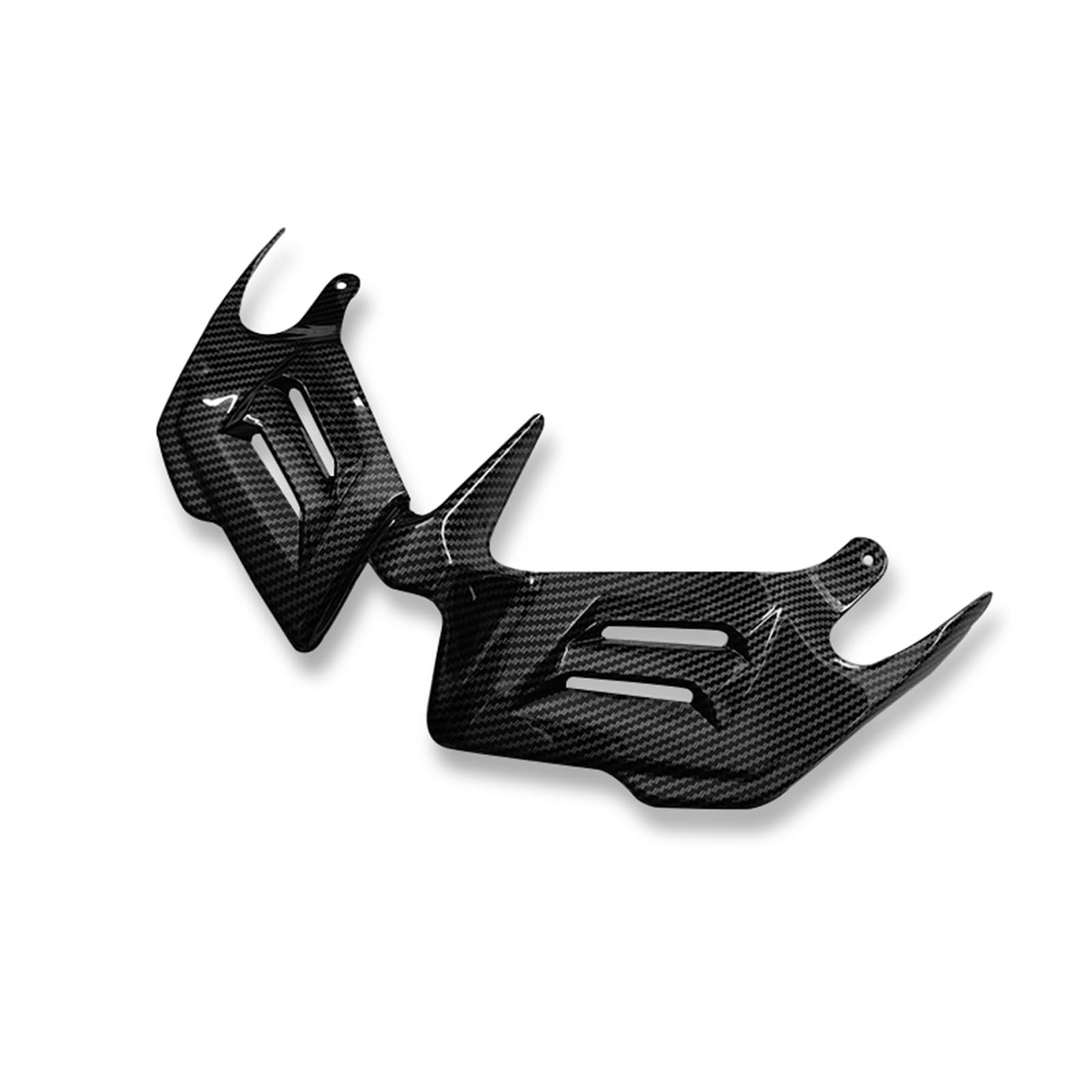 Front Bumper Splitter dachowy Pasuje do Yamaha YZFR3 YZFR6 YZFR25 2008-2016 Naked Front Spoiler Winglet Aerodynamiczny zestaw spojlerów